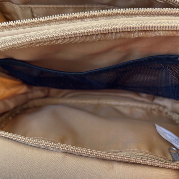 Travelon Crossbody Convertible Waist Belt Fanny Pack Small Golden Yellow Travel - Picture 7 of 9